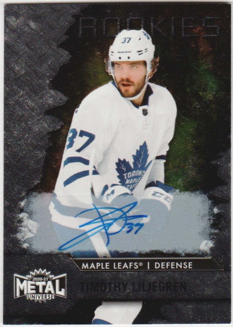 (image for) 2020-21 Metal Universe Silver #135 Timothy Liljegren Auto