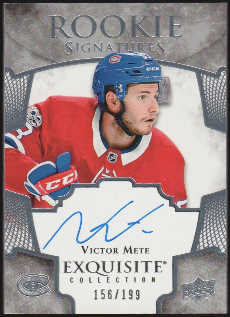 (image for) 2017-18 Exquisite Collection Rookie Signatures #ERSVM V Mete