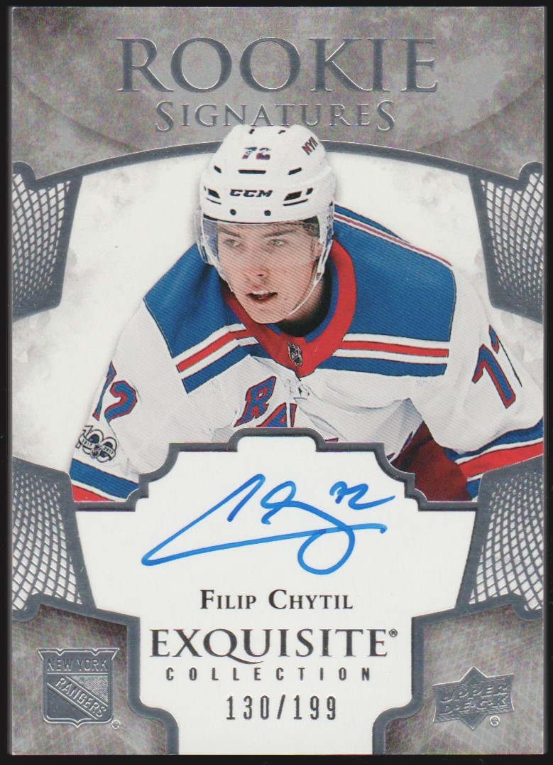 (image for) 2017-18 Exquisite Collection Rookie Signatures #ERSFC F. Chytil