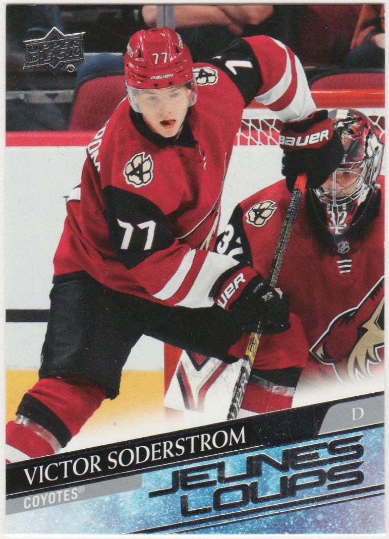 2020-21 Upper Deck French #221 Victor Soderstrom YG (image for) 2020-21 Upper Deck French #221 Victor Soderstrom YG