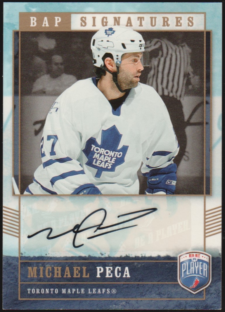 2006-07 Be A Player Signatures #MP Michael Peca (image for) 2006-07 Be A Player Signatures #MP Michael Peca
