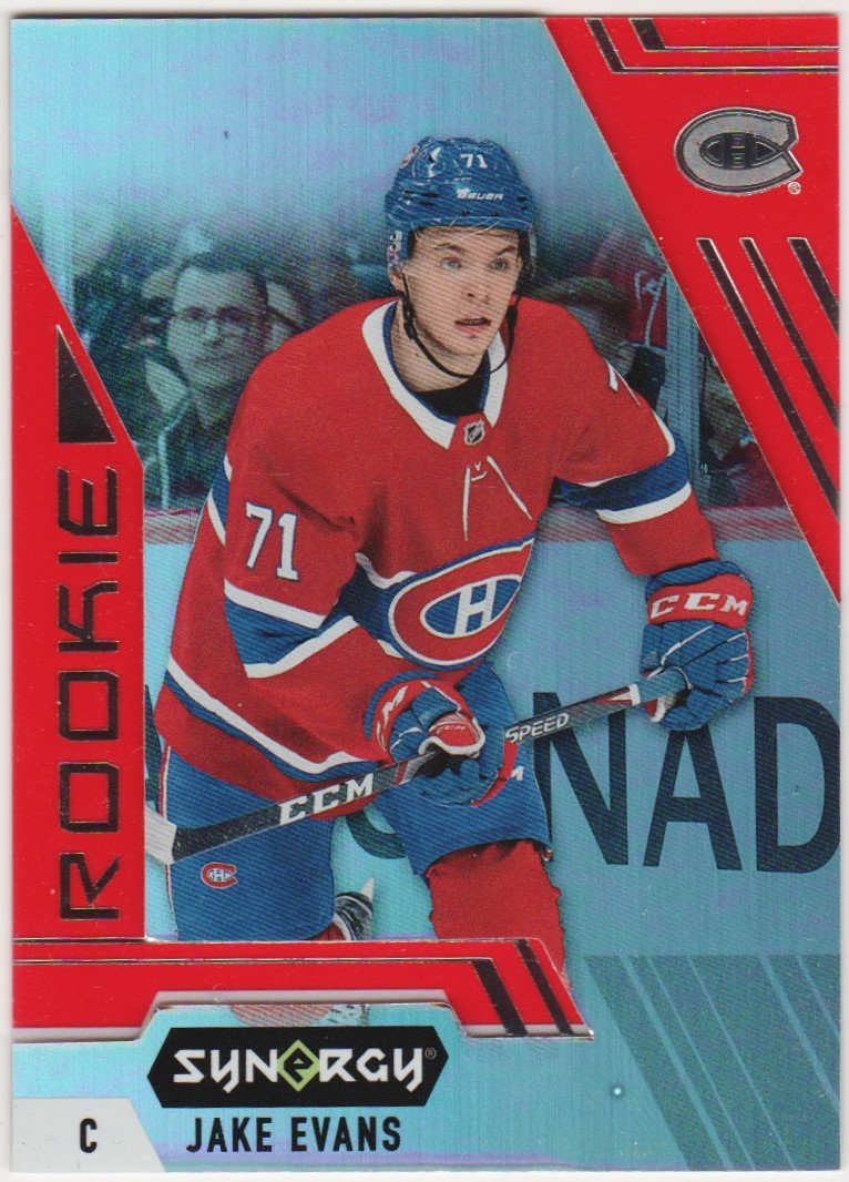 2020-21 Synergy Red #116 Jake Evans RC (image for) 2020-21 Synergy Red #116 Jake Evans RC