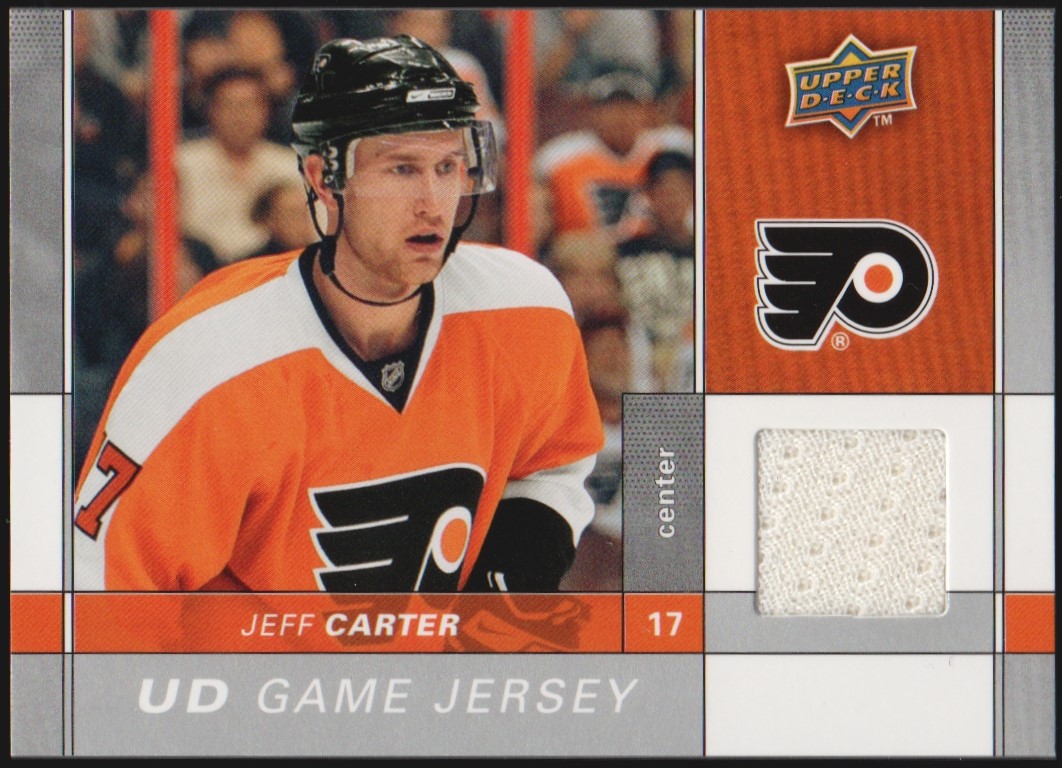 2009-10 Upper Deck Game Jerseys #GJ2JC Jeff Carter (image for) 2009-10 Upper Deck Game Jerseys #GJ2JC Jeff Carter
