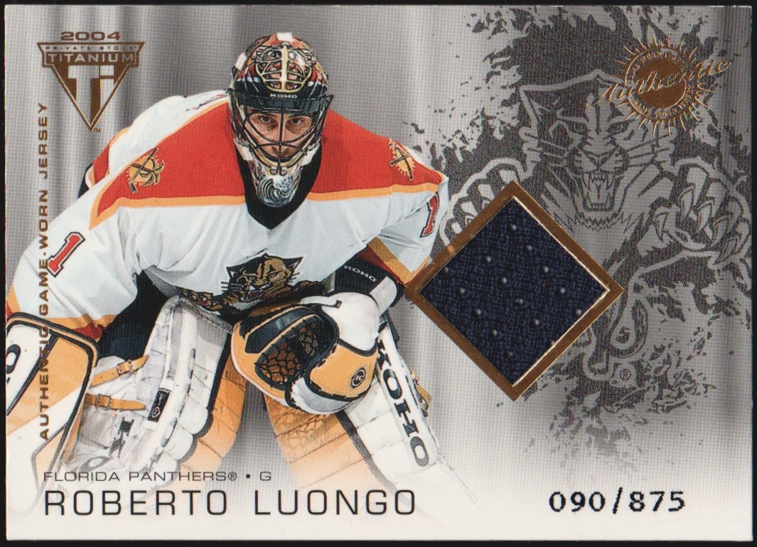 (image for) 2003-04 Titanium #158 Roberto Luongo Jerseys 090/875