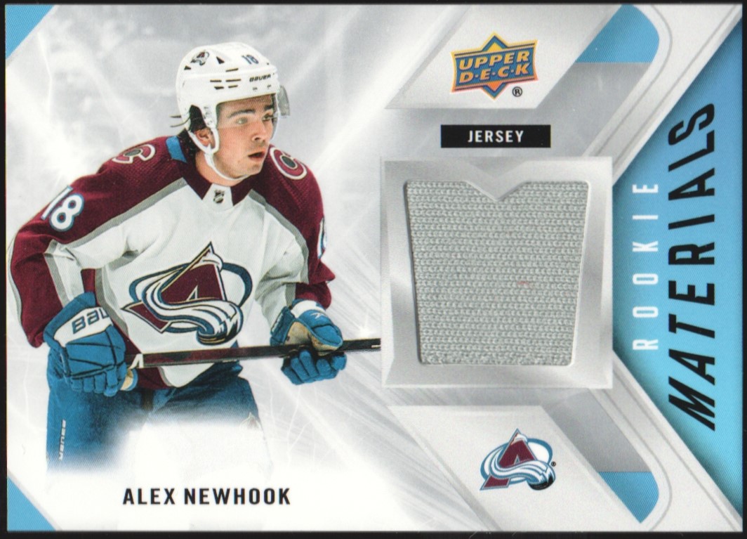 (image for) 2021-22 Upper Deck Rookie Materials #RMAN Alex Newhook