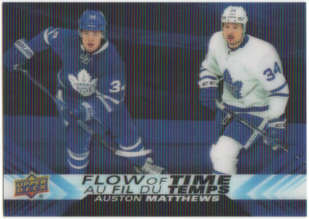 2022-23 UD Tim Hortons Flow of Time #NT11 Auston Matthews (image for) 2022-23 UD Tim Hortons Flow of Time #NT11 Auston Matthews