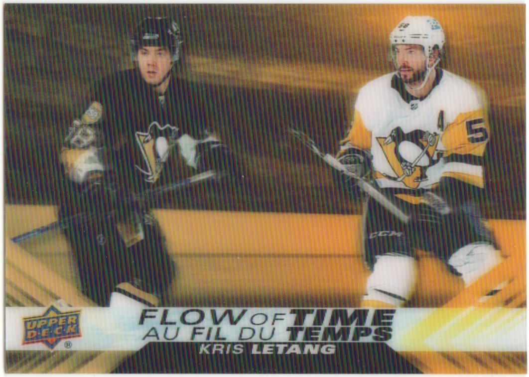 2022-23 UD Tim Hortons Flow of Time #NT7 Kris Letang (image for) 2022-23 UD Tim Hortons Flow of Time #NT7 Kris Letang