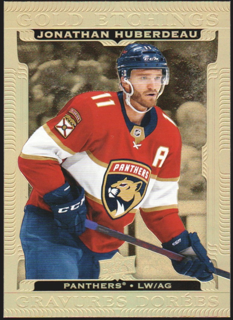 (image for) 2022-23 Upper Deck Tim Hortons Gold Etchings #G18 J. Huberdeau
