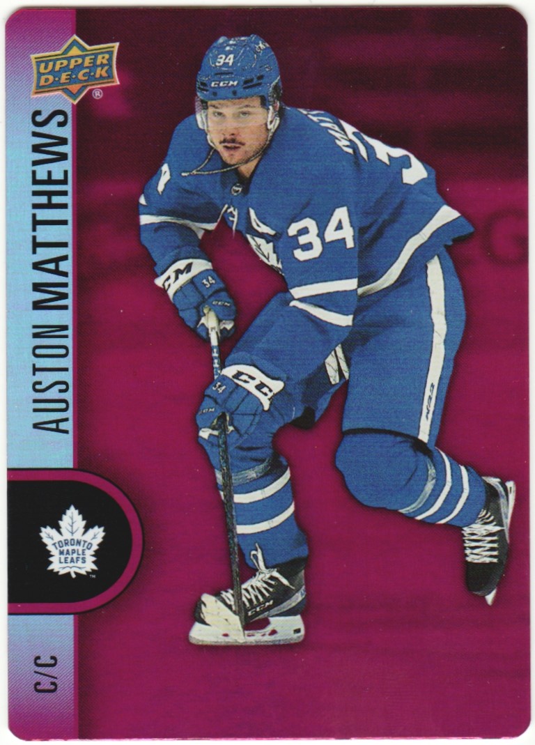 (image for) 2022-23 Upper Deck Tim Hortons Red Die Cuts #28 Auston Matthews