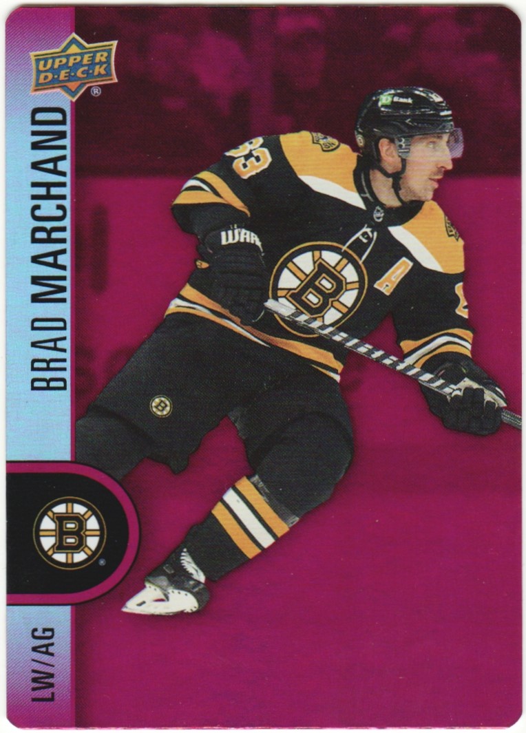 (image for) 2022-23 Upper Deck Tim Hortons Red Die Cuts #DC23 Brad Marchand