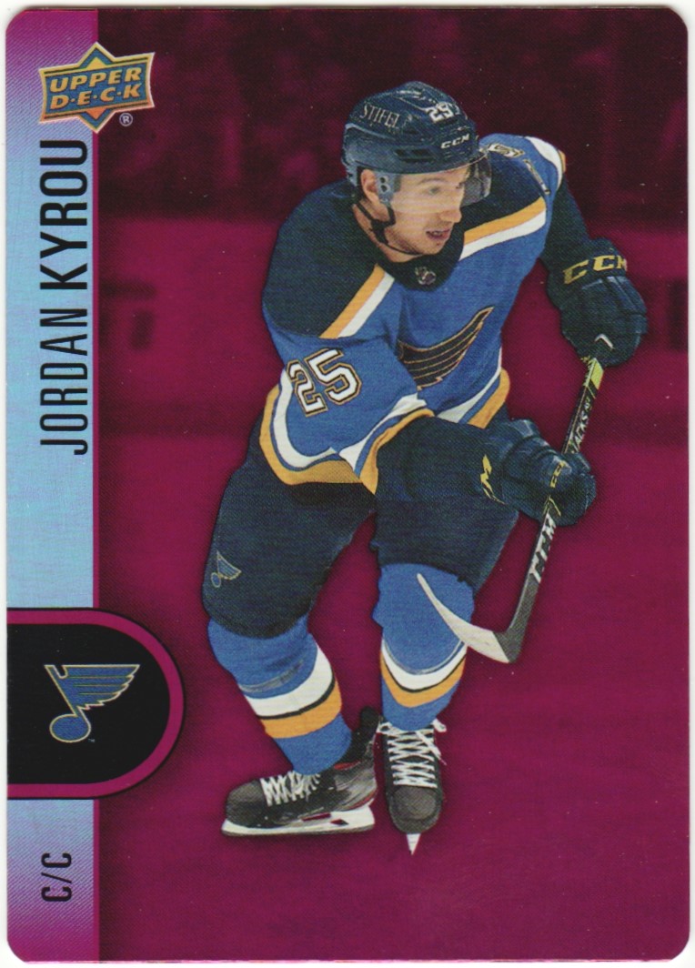 (image for) 2022-23 Upper Deck Tim Hortons Red Die Cuts #DC35 Jordan Kyrou
