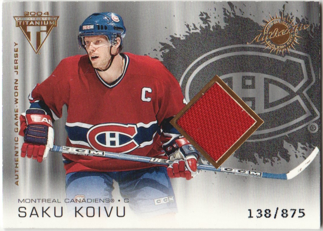 (image for) 2003-04 Titanium #161 Saku Koivu Jerseys 138/875