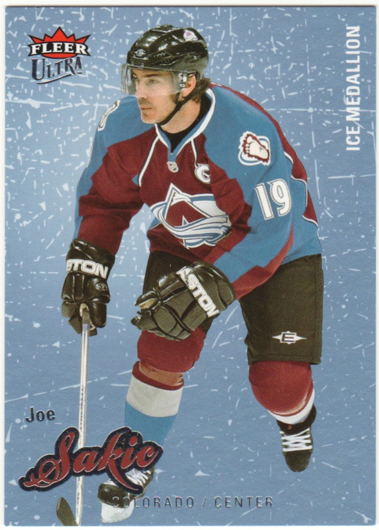 (image for) 2008-09 Ultra Ice Medallion #126 Joe Sakic 67/100