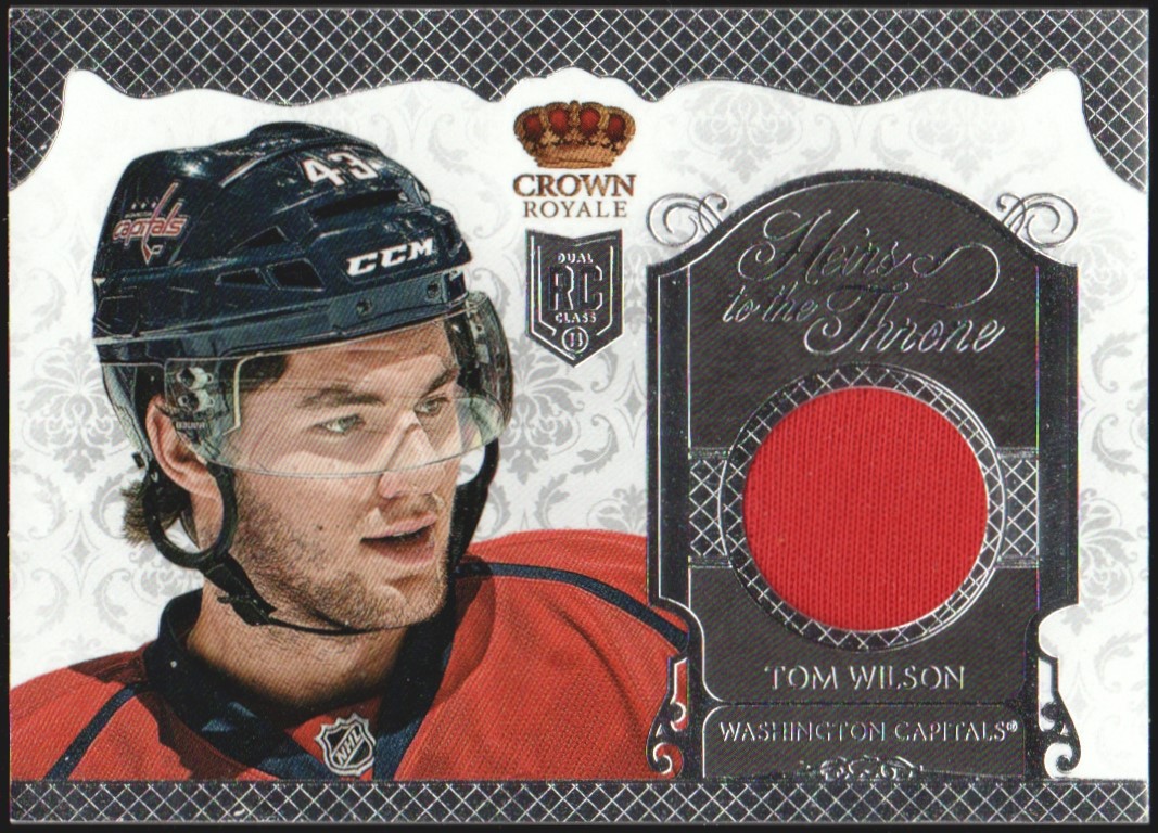 2013-14 Crown Royale Heirs to the Throne Materials #HTTW Tom Wilson (image for) 2013-14 Crown Royale Heirs to the Throne Materials #HTTW Tom Wilson