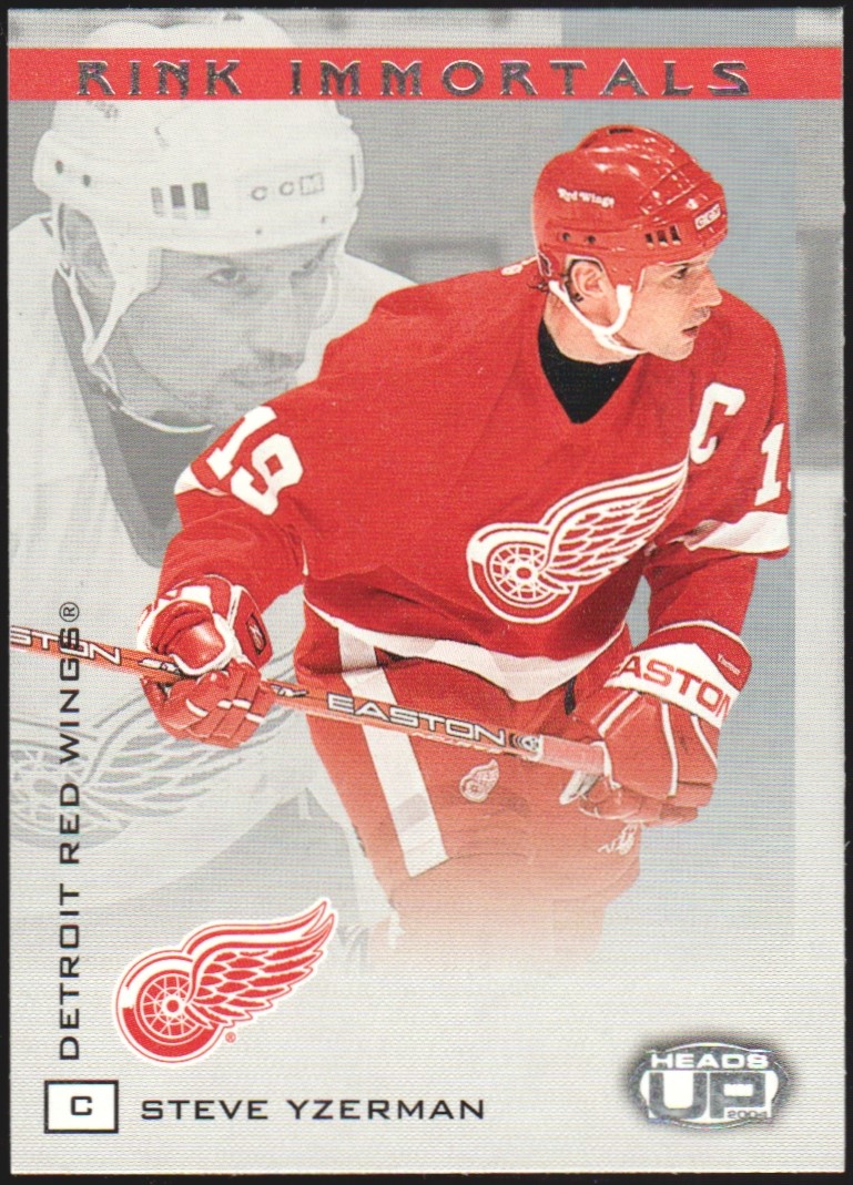 (image for) 2003-04 Pacific Heads Up Rink Immortals #6 Steve Yzerman