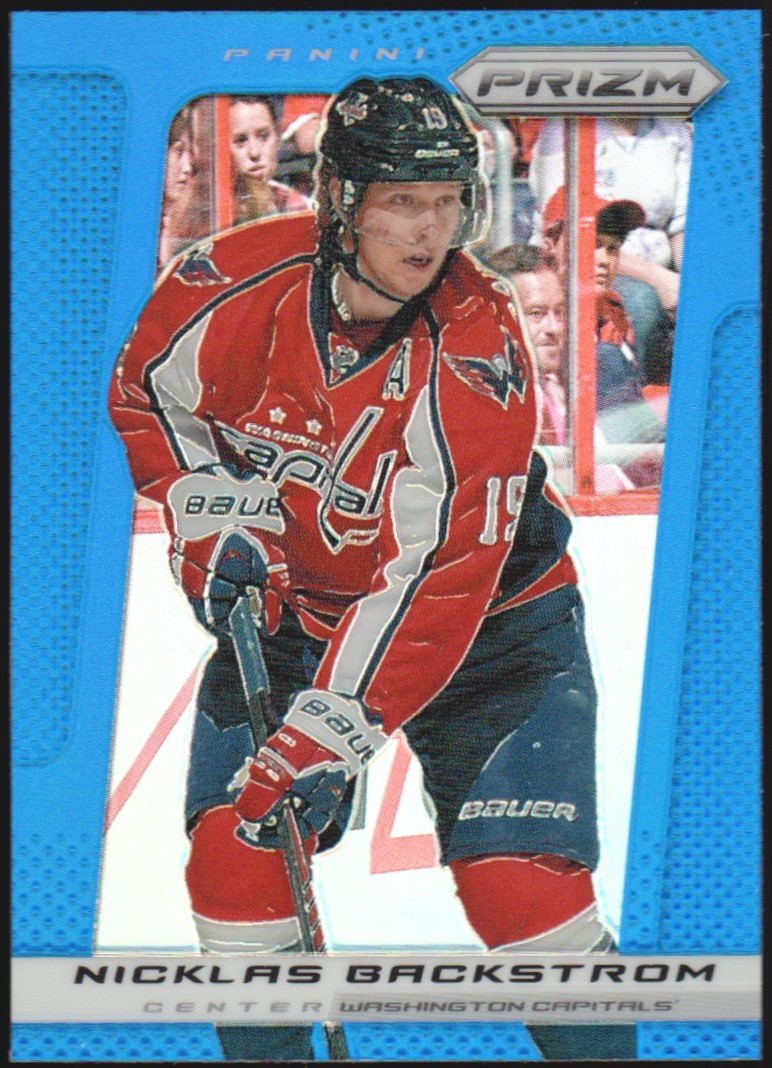 2013-14 Panini Prizm Prizms Blue #104 Nicklas Backstrom (image for) 2013-14 Panini Prizm Prizms Blue #104 Nicklas Backstrom