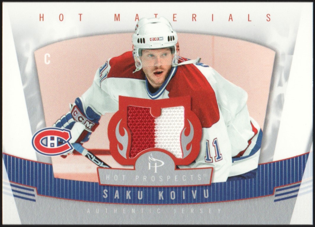 (image for) 2006-07 Hot Prospects Hot Materials #HMSK Saku Koivu