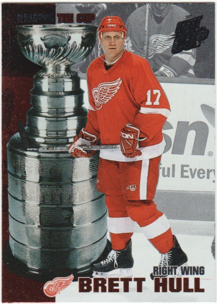 (image for) 2002-03 Pacific Quest For the Cup Raising the Cup #6 Brett Hull