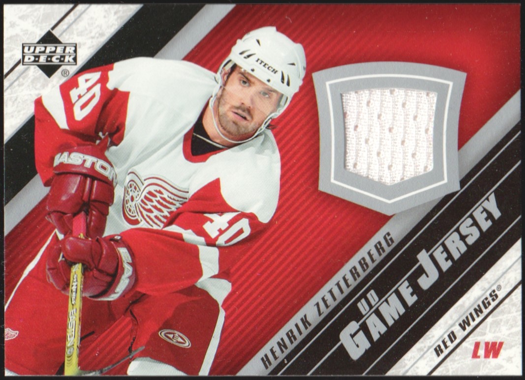 (image for) 2005-06 Upper Deck Jerseys Series II #J2HZ Henrik Zetterberg