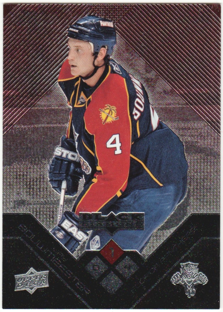 2008-09 Black Diamond Ruby #34 Jay Bouwmeester 001/100 (image for) 2008-09 Black Diamond Ruby #34 Jay Bouwmeester 001/100