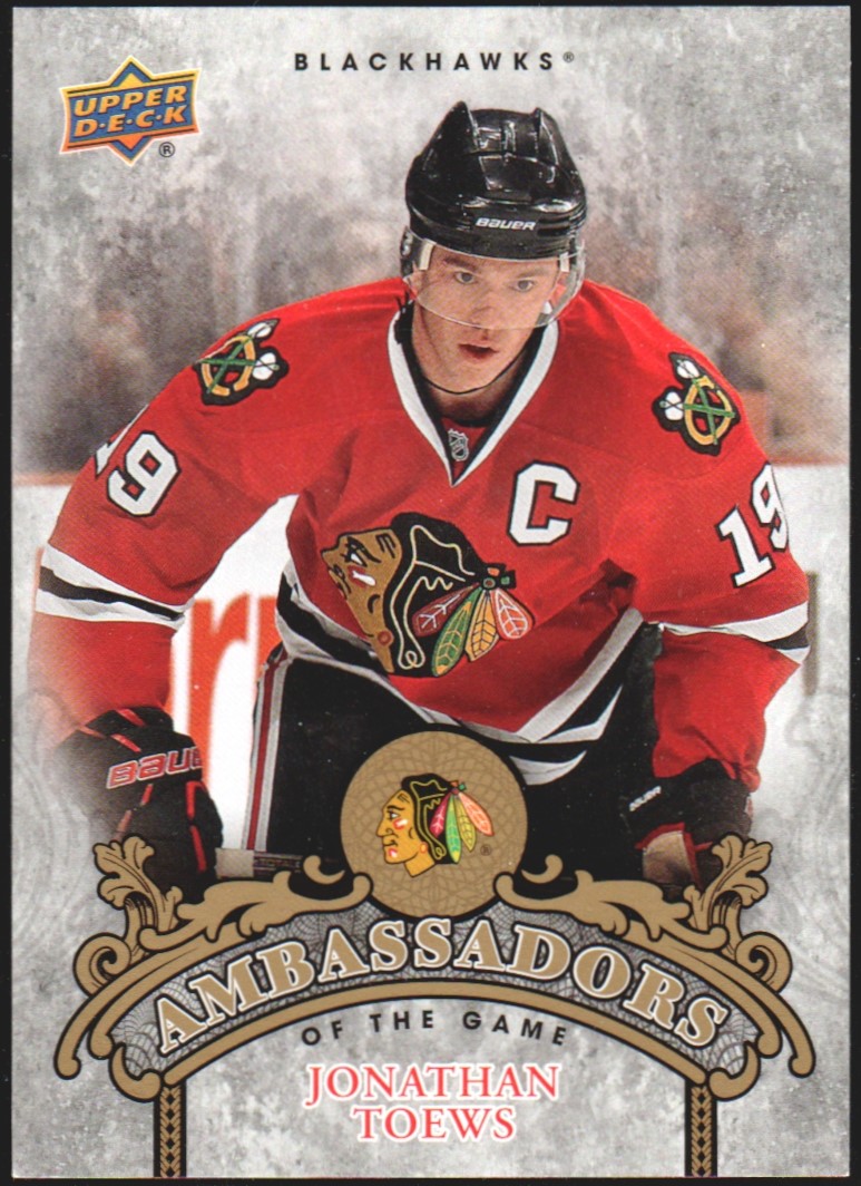 2010-11 Upper Deck Ambassadors of the Game #AG52 Jonathan Toews (image for) 2010-11 Upper Deck Ambassadors of the Game #AG52 Jonathan Toews