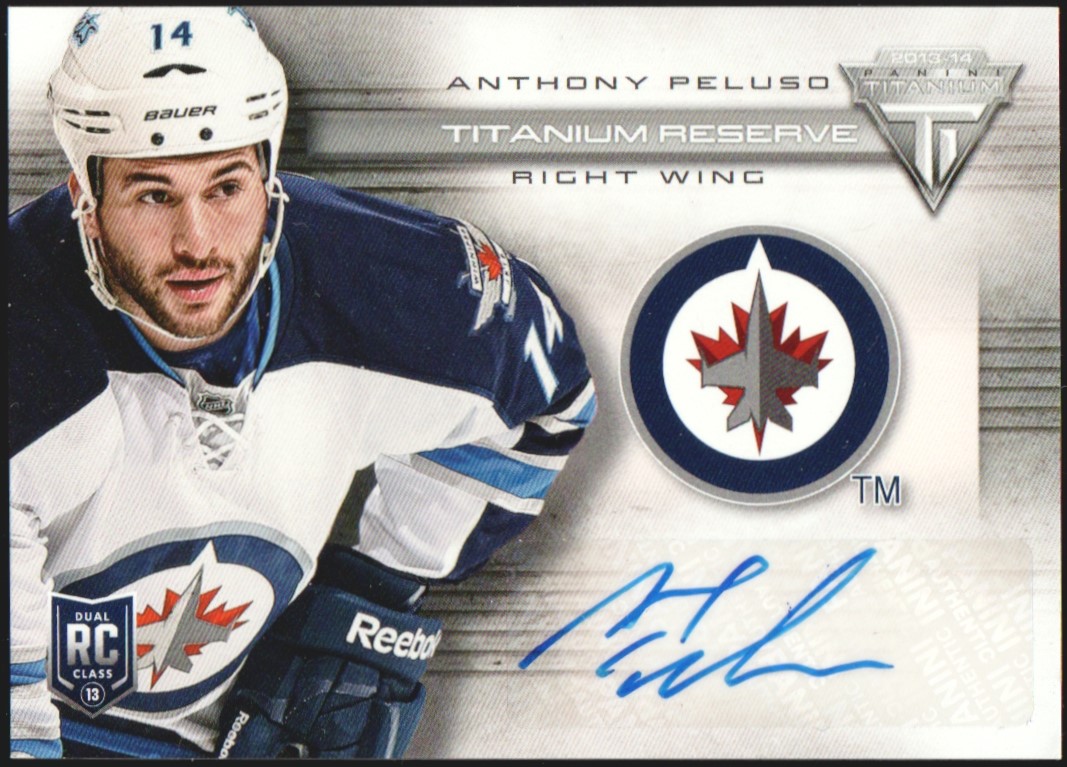 2013-14 Panini Titanium Reserve Autographs #TRANP Anthony Peluso (image for) 2013-14 Panini Titanium Reserve Autographs #TRANP Anthony Peluso