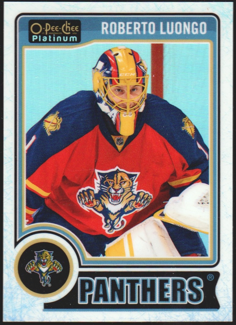 (image for) 2014-15 O-Pee-Chee Platinum White Ice #21 Roberto Luongo 120/199