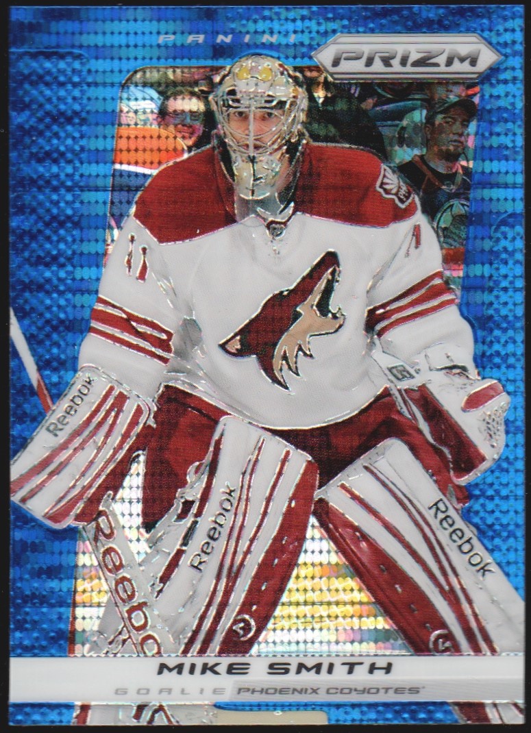 2013-14 Panini Prizm Prizms Blue Pulsar #169 Mike Smith (image for) 2013-14 Panini Prizm Prizms Blue Pulsar #169 Mike Smith
