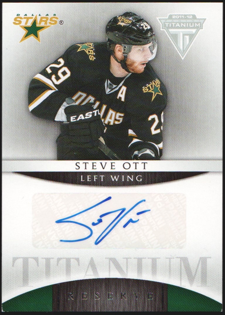 (image for) 2011-12 Panini Titanium Reserve Autographs #43 Steve Ott