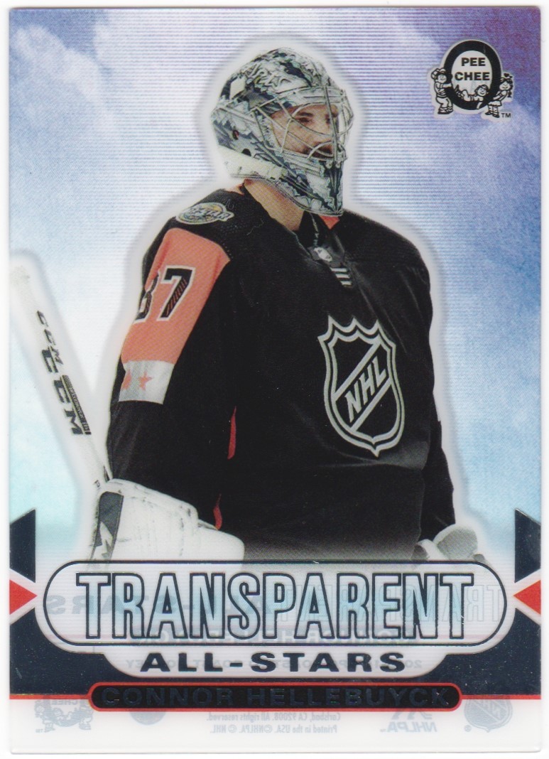 2018-19 OPC Coast to Coast Transparent All Stars #22 Hellebuyck (image for) 2018-19 OPC Coast to Coast Transparent All Stars #22 Hellebuyck