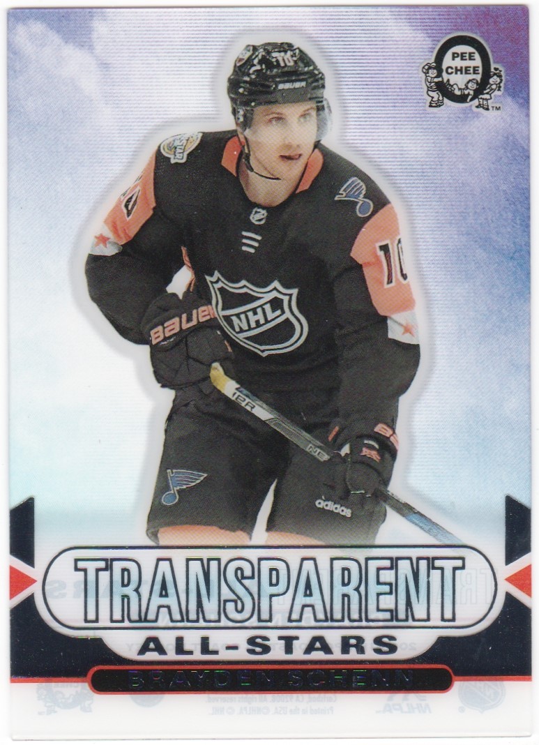 2018-19 OPC Coast to Coast Transparent All Stars #CCA19 Schenn (image for) 2018-19 OPC Coast to Coast Transparent All Stars #CCA19 Schenn