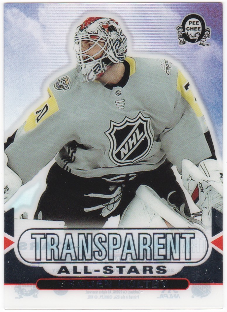2018-19 OPC Coast to Coast Transparent All Stars #CCA11 Holtby (image for) 2018-19 OPC Coast to Coast Transparent All Stars #CCA11 Holtby
