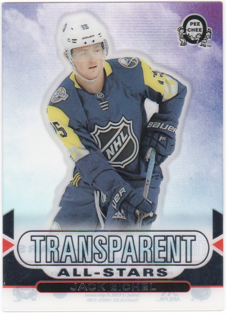 (image for) 2018-19 OPC Coast to Coast Transparent All Stars #CCA3 J. Eichel