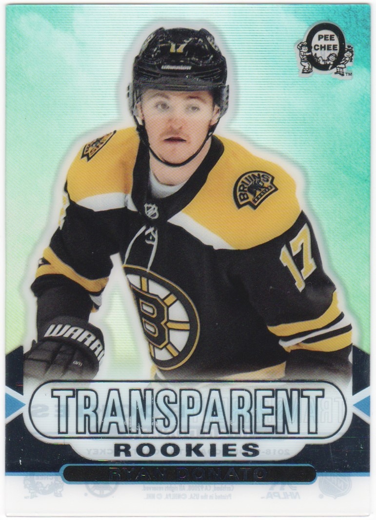 (image for) 2018-19 OPC Coast to Coast Transparent Rookies #CCR7 Ryan Donato