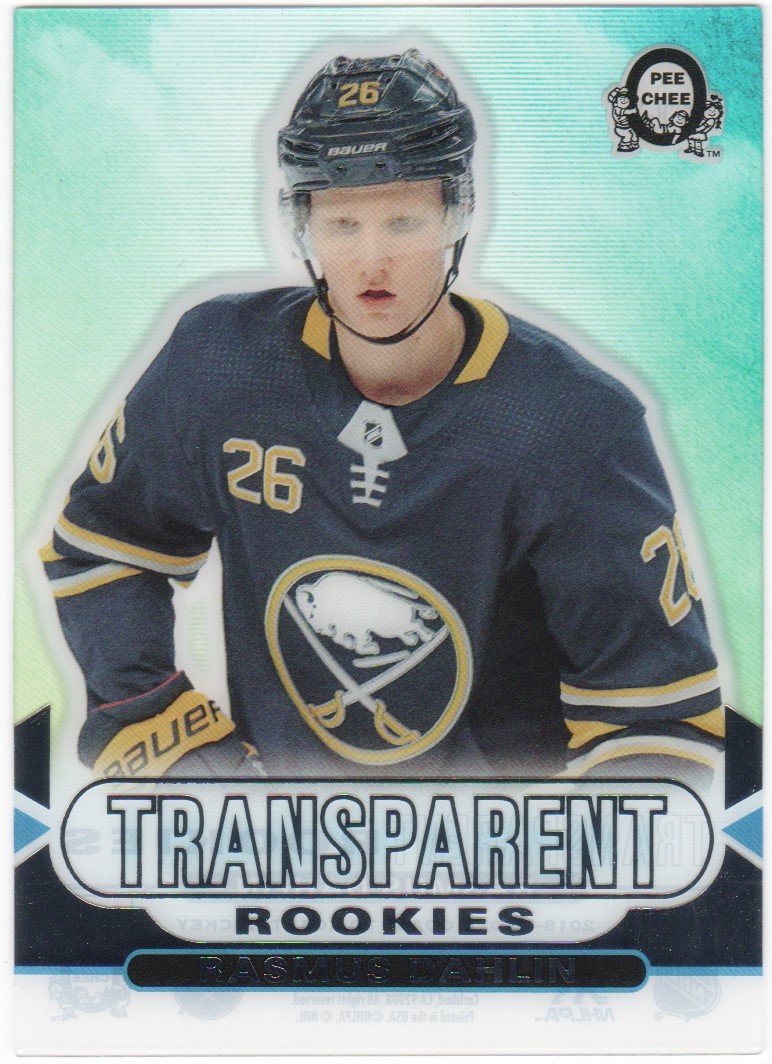(image for) 2018-19 OPC Coast to Coast Transparent Rookies #2 Rasmus Dahlin