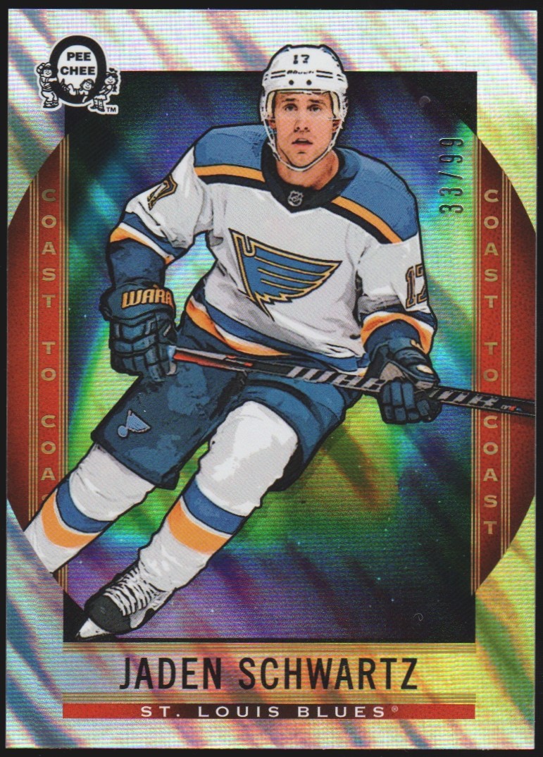 2018-19 OPC Coast to Coast Polar Lights #85 Jaden Schwartz (image for) 2018-19 OPC Coast to Coast Polar Lights #85 Jaden Schwartz
