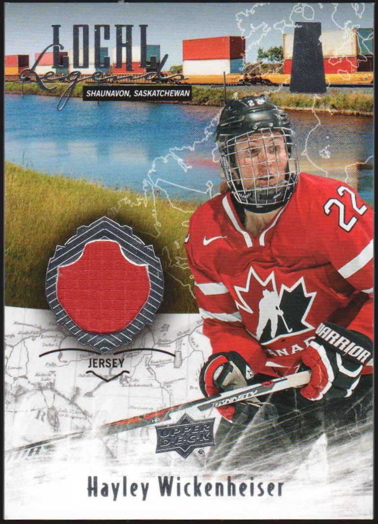 (image for) 2016-17 UD Team Canada Juniors Local Legends #LLHW Wickenheiser