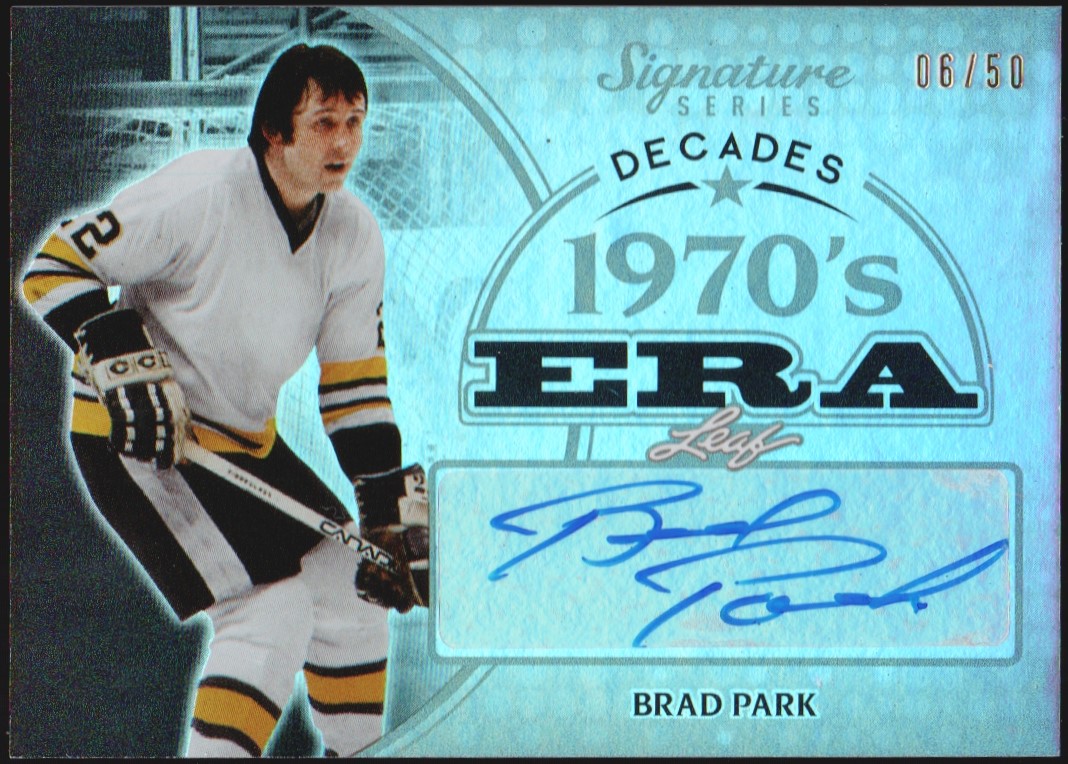 2015-16 Leaf Signature Series Decades Auto Gray #SDBP2 Brad Park (image for) 2015-16 Leaf Signature Series Decades Auto Gray #SDBP2 Brad Park