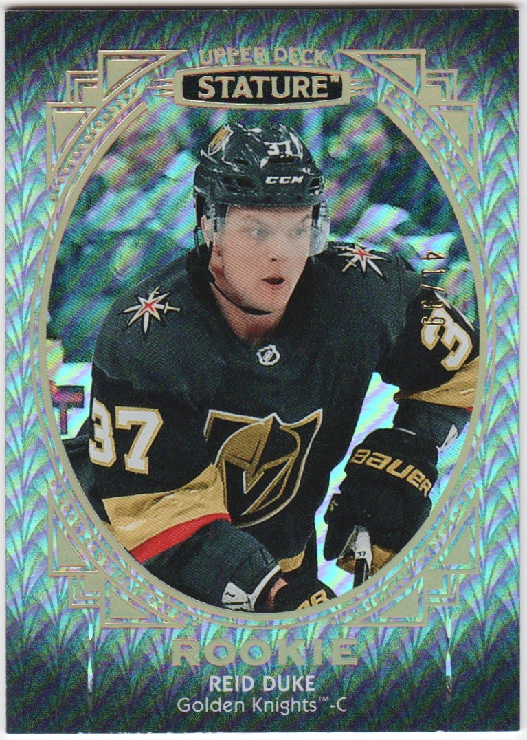 2020-21 Upper Deck Stature Portrait #170 Reid Duke RC 41/99 (image for) 2020-21 Upper Deck Stature Portrait #170 Reid Duke RC 41/99