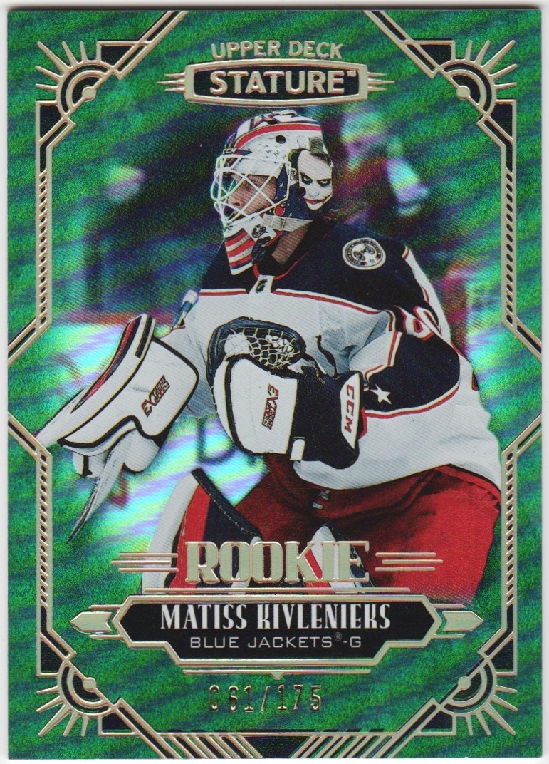 (image for) 2020-21 Upper Deck Stature Green #146 Matiss Kivlenieks RC