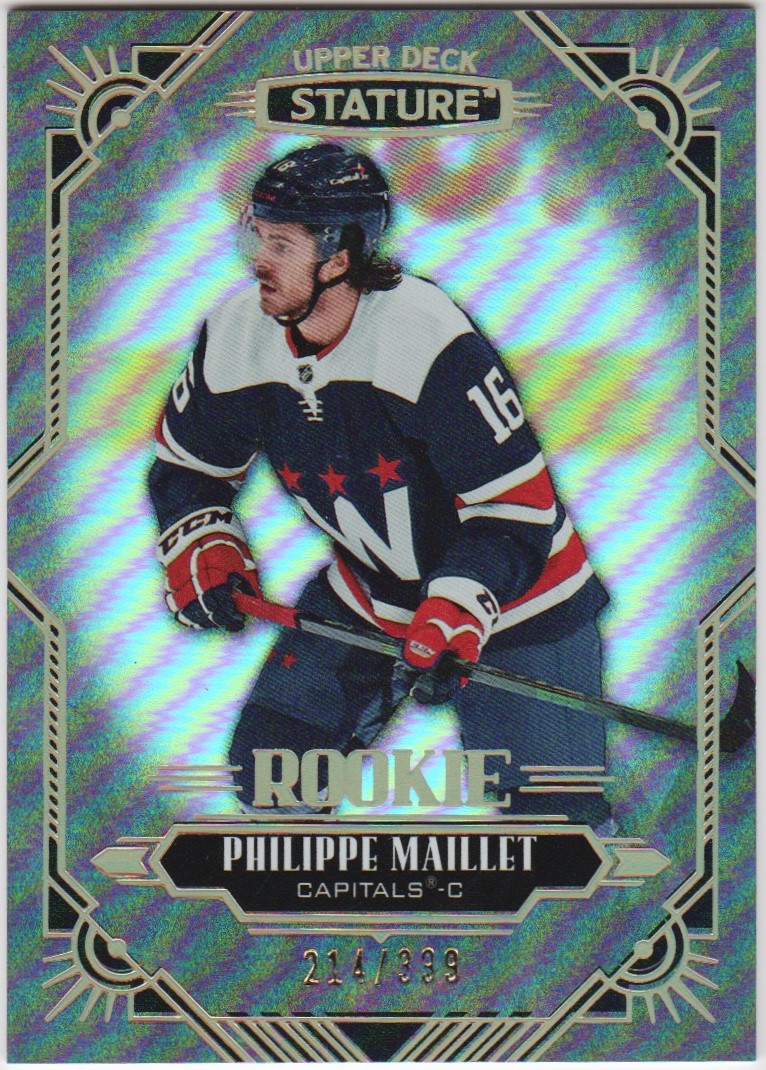 2020-21 Upper Deck Stature #115 Philippe Maillet RC 214/399 (image for) 2020-21 Upper Deck Stature #115 Philippe Maillet RC 214/399