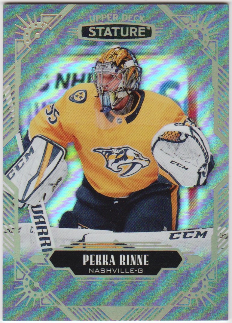 (image for) 2020-21 Upper Deck Stature #72 Pekka Rinne