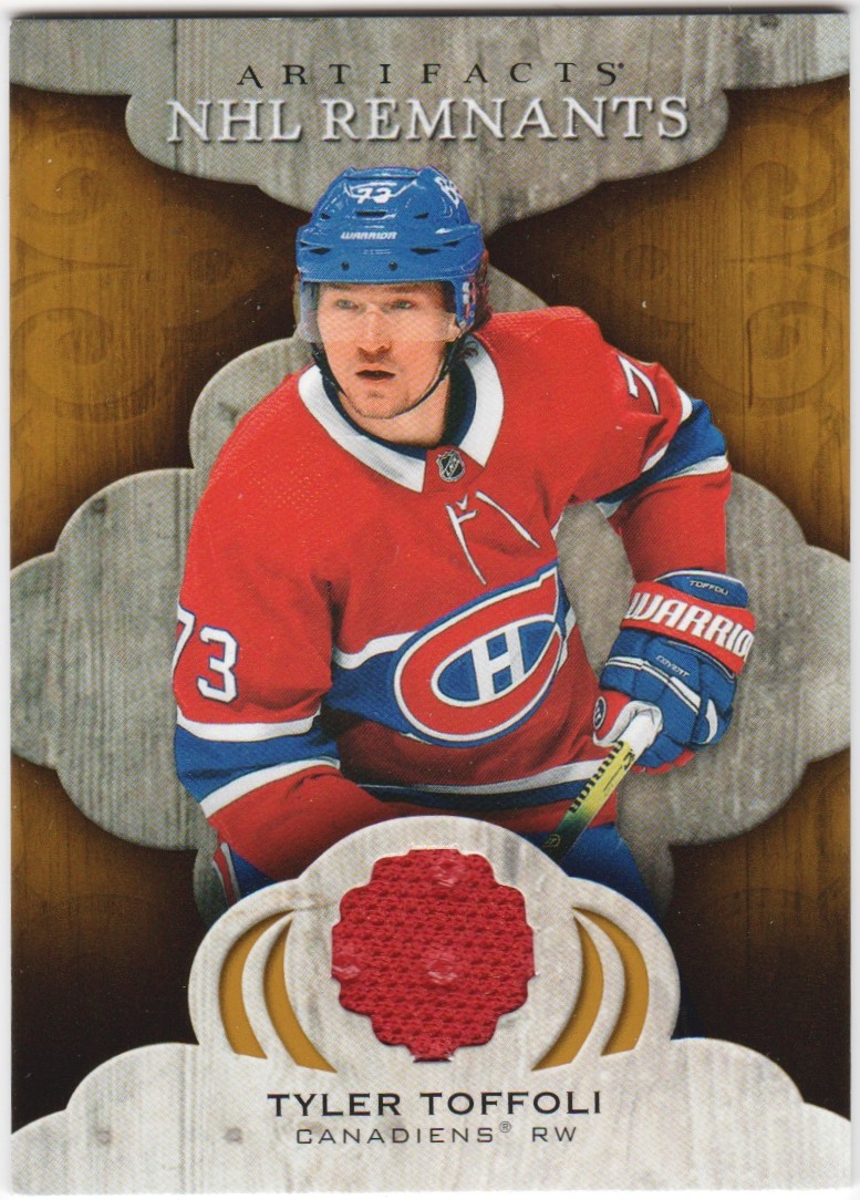 2021-22 Artifacts NHL Remnants #NRTT Tyler Toffoli (image for) 2021-22 Artifacts NHL Remnants #NRTT Tyler Toffoli