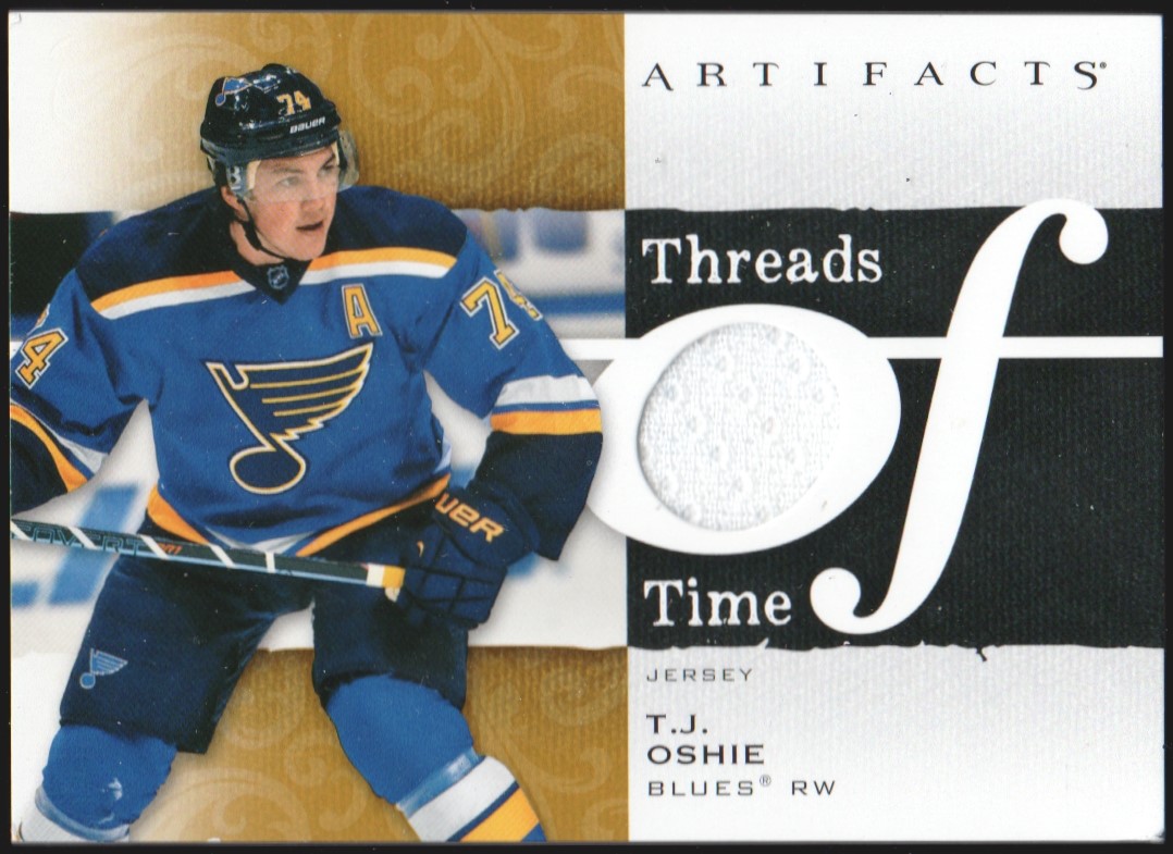 2021-22 Artifacts Threads of Time #TTTO T.J. Oshie (image for) 2021-22 Artifacts Threads of Time #TTTO T.J. Oshie