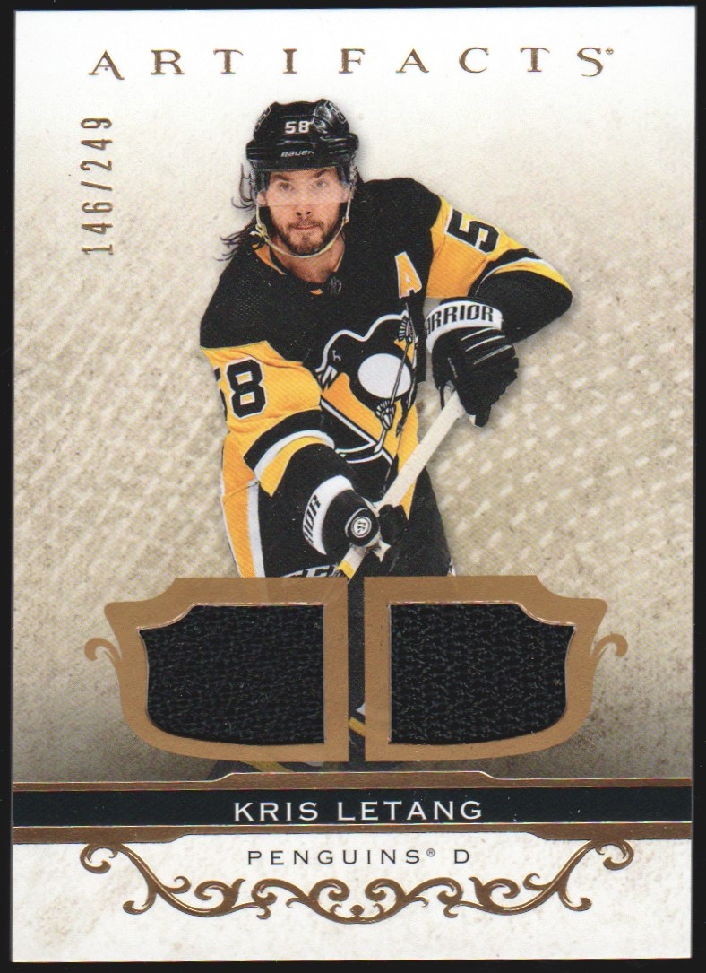 (image for) 2021-22 Artifacts Materials Gold #19 Kris Letang 146/249