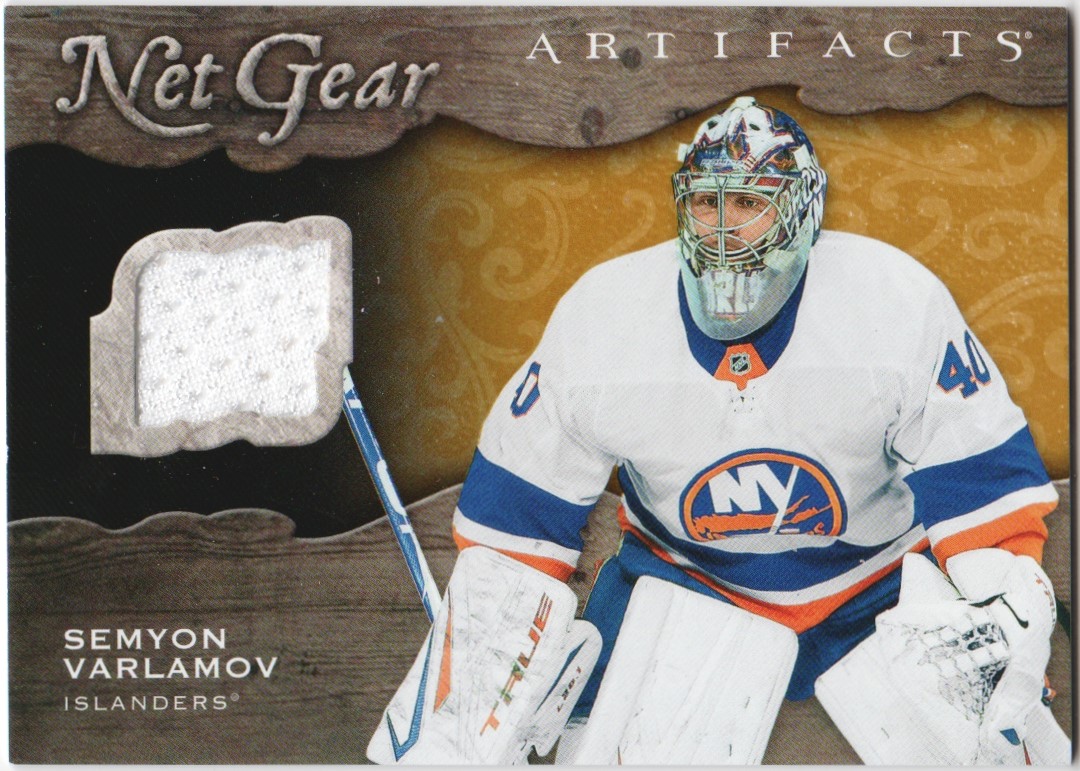 2021-22 Artifacts Net Gear #NGSV Semyon Varlamov (image for) 2021-22 Artifacts Net Gear #NGSV Semyon Varlamov