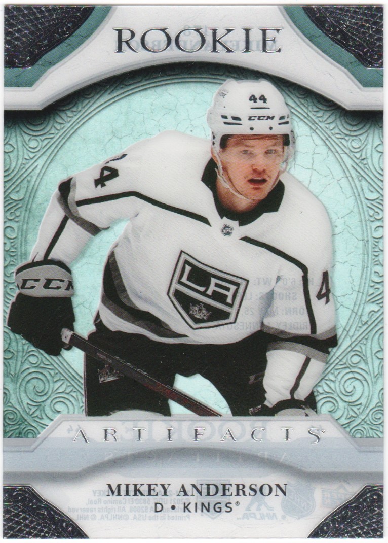2020-21 Artifacts Clear Cut #178 Mikey Anderson (image for) 2020-21 Artifacts Clear Cut #178 Mikey Anderson