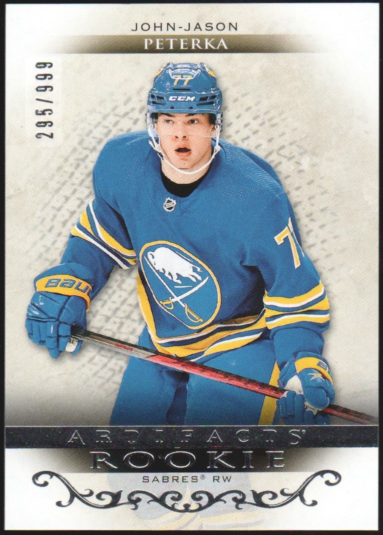 2021-22 Artifacts #RED184 John-Jason Peterka RC 295/999 (image for) 2021-22 Artifacts #RED184 John-Jason Peterka RC 295/999