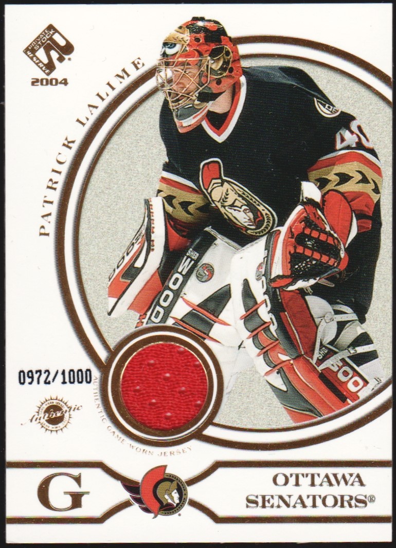 2003-04 Private Stock Reserve #187 Patrick Lalime 972/1000 (image for) 2003-04 Private Stock Reserve #187 Patrick Lalime 972/1000