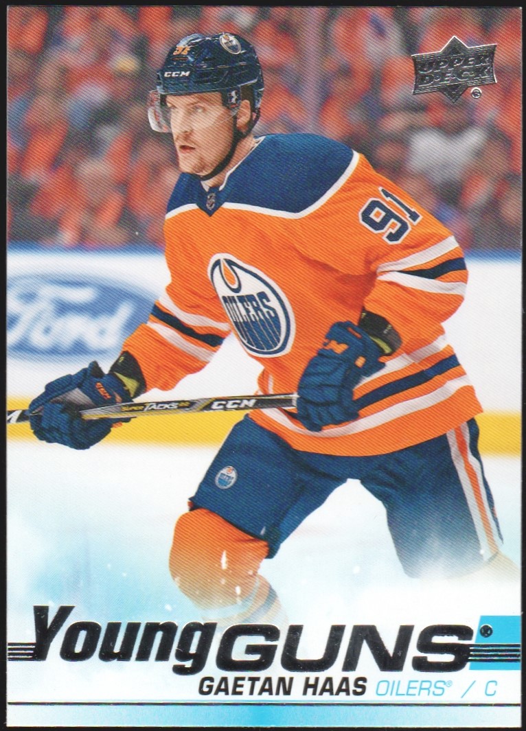 2019-20 Upper Deck #232 Gaetan Haas YG RC (image for) 2019-20 Upper Deck #232 Gaetan Haas YG RC